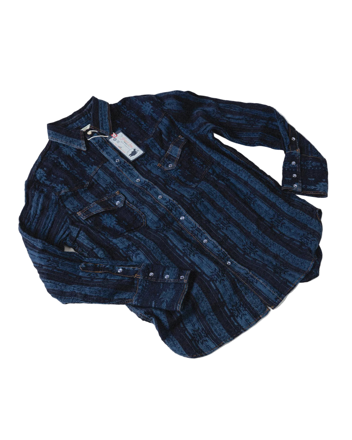 Graphzero Western Long Sleeve Shirt — Navajo — view 4