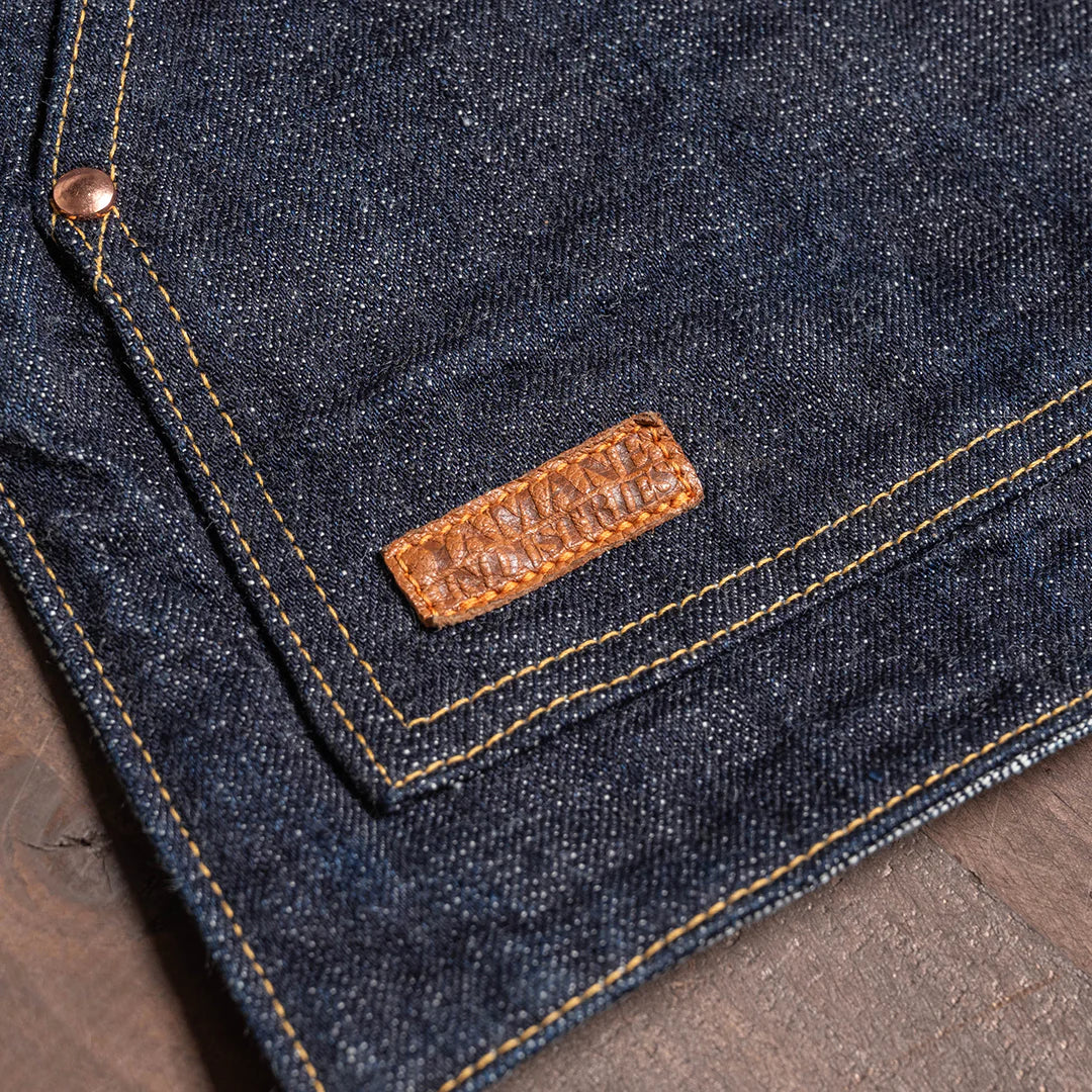 Yamane LOT.9301 Denim Two Pockets Stole 70 Inch — view 6