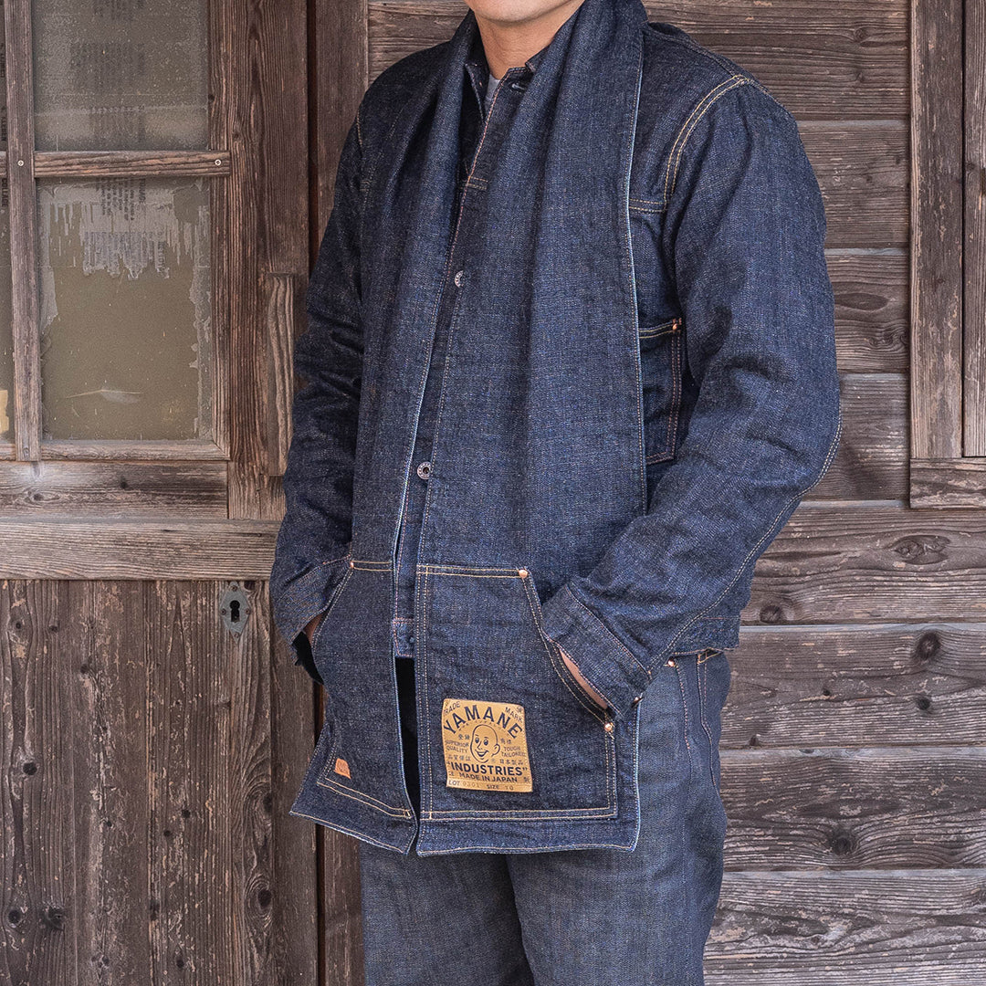 Yamane LOT.9301 Denim Two Pockets Stole 70 Inch — view 8
