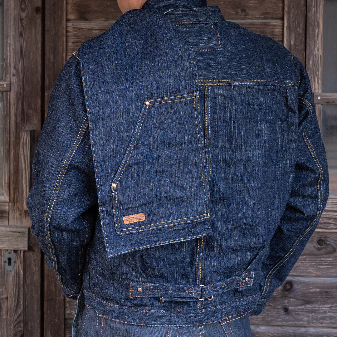 Yamane LOT.9301 Denim Two Pockets Stole 70 Inch — view 11