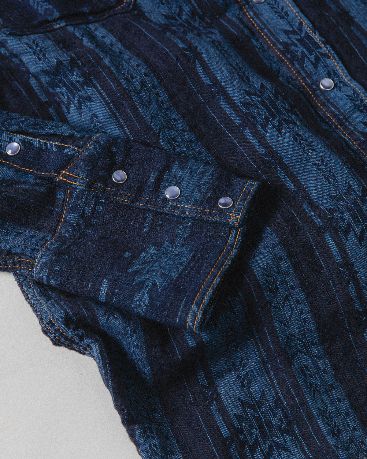 Graphzero Western Long Sleeve Shirt — Navajo — view 3