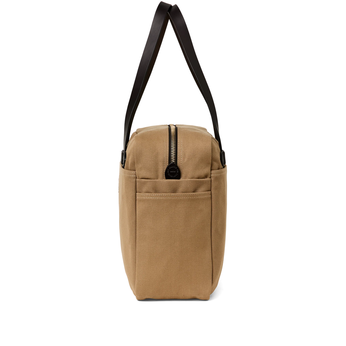 Filson Rugged Twill Zipper Tote Bag — Tan — view 3