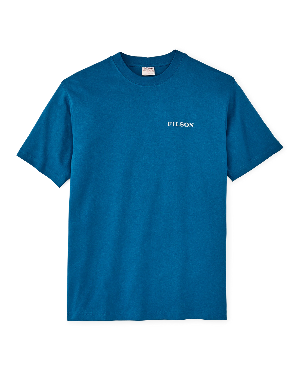 Filson Frontier Logo T-Shirt — Sapphire — front view
