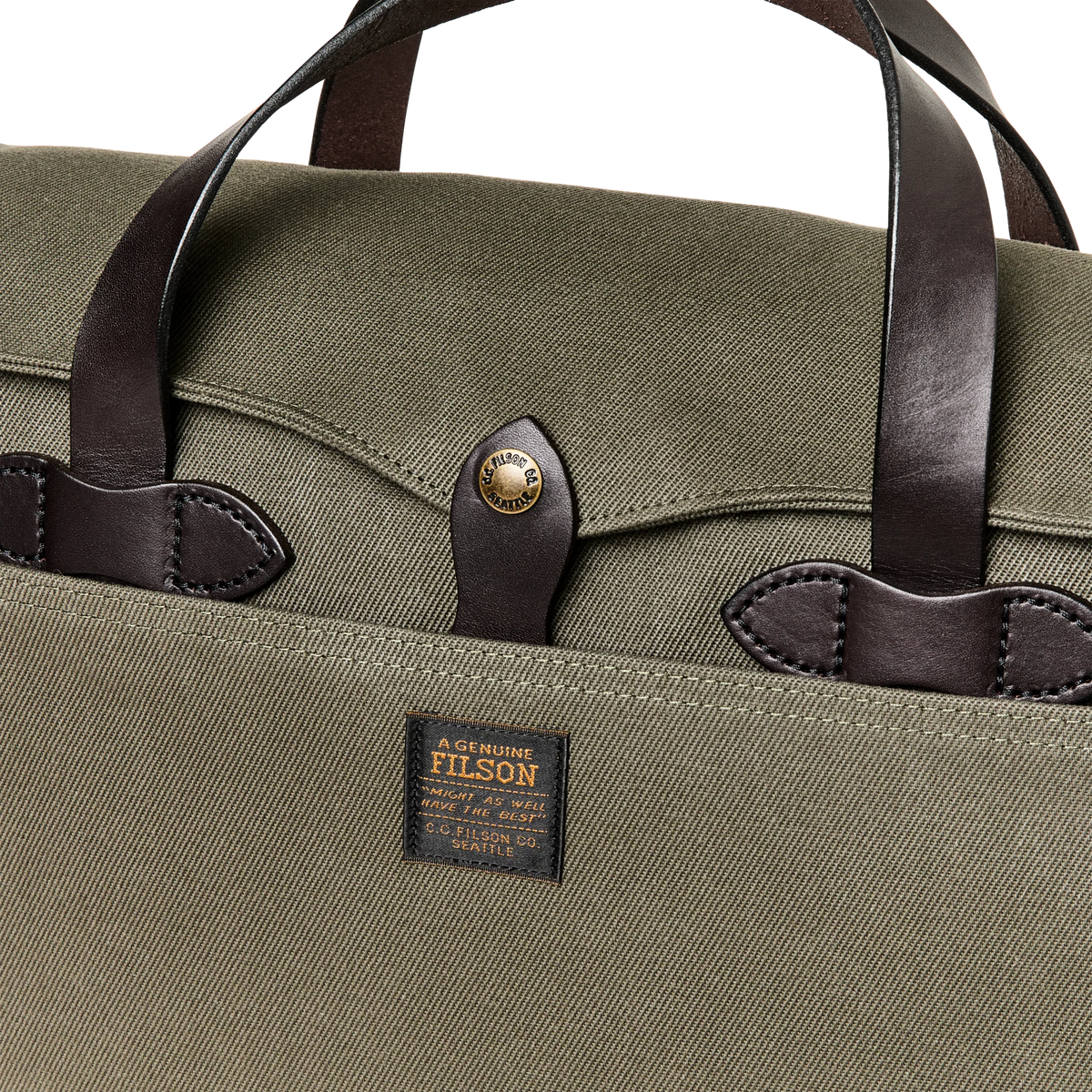 Filson Original Briefcase — Otter Green — view 4