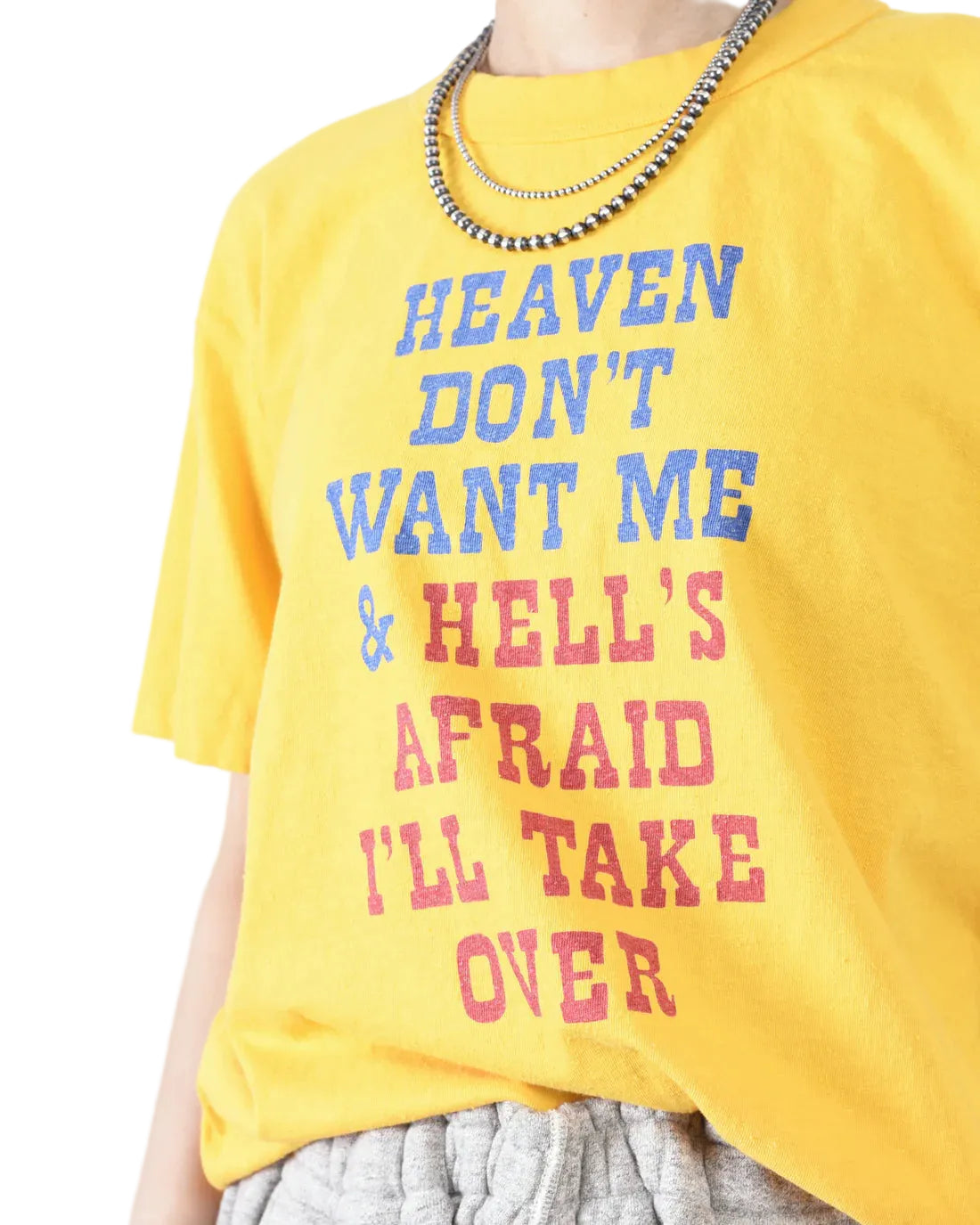 UNISON SPECIAL THE NEP S/S TEE(HEAVENGHELL) - YELLOW