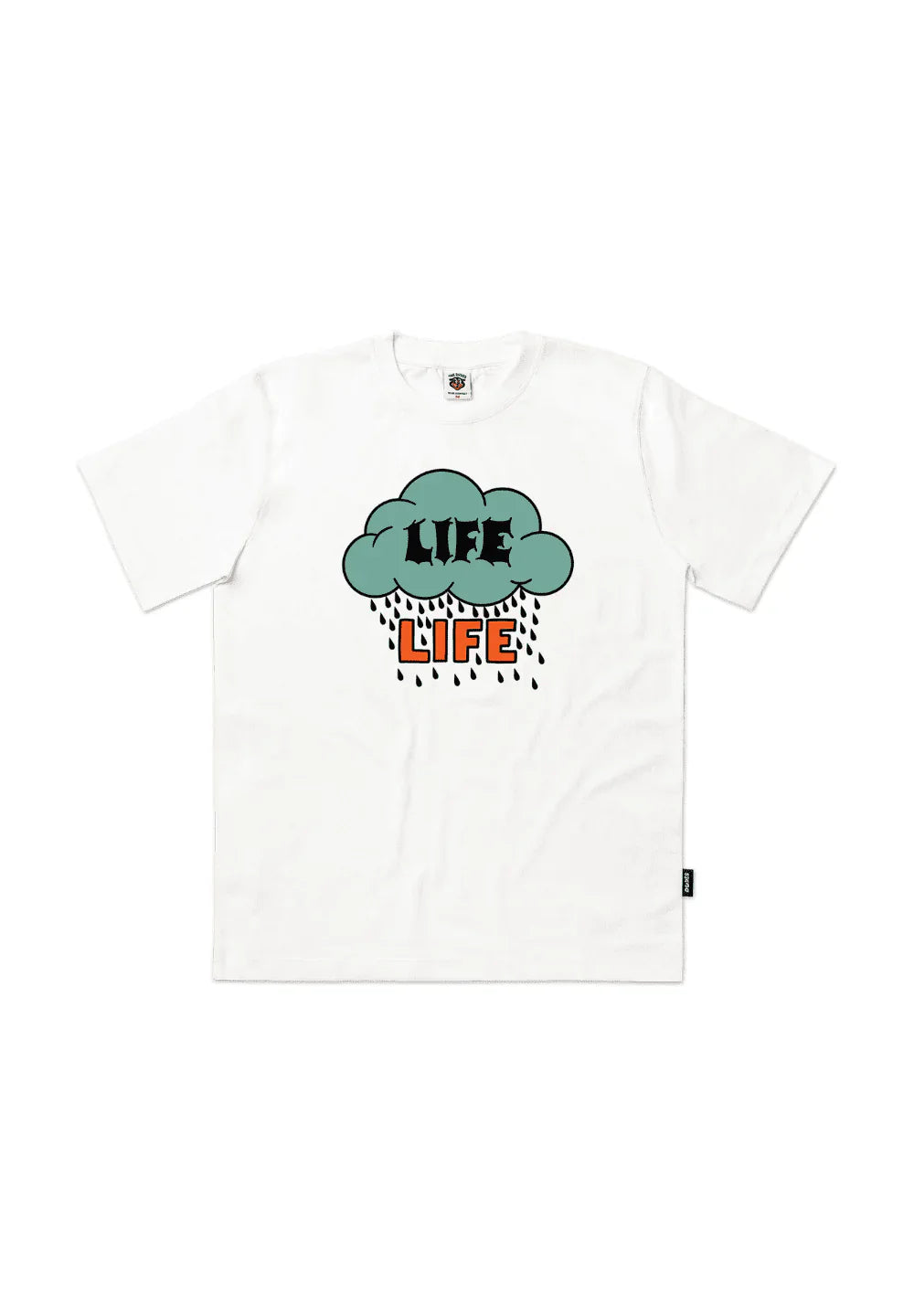 The Dudes Life T-Shirt — White — front view