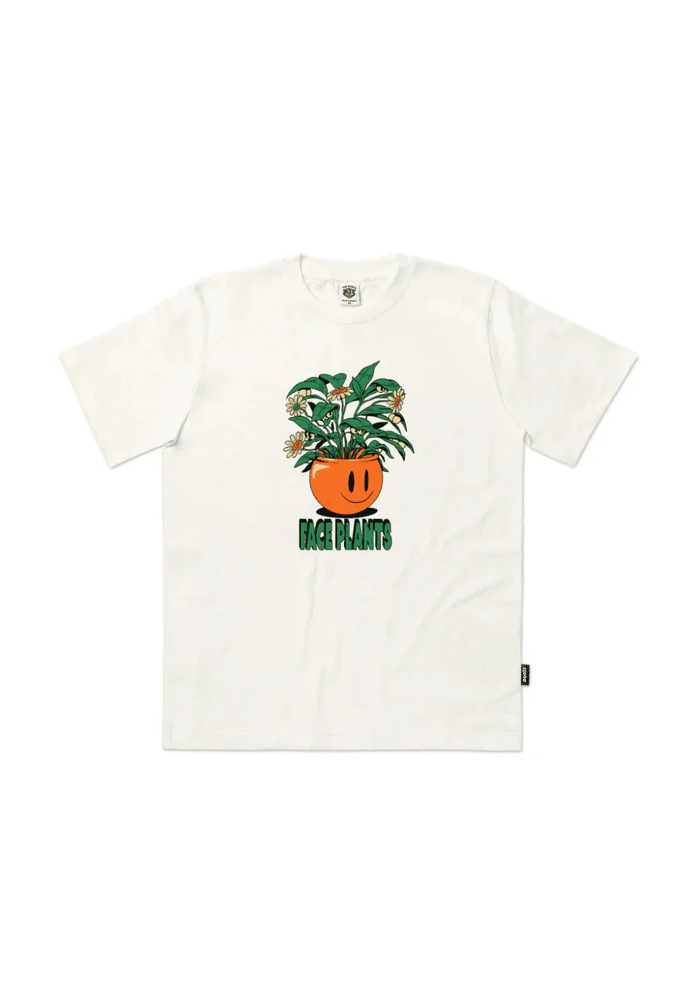 The Dudes Face Planter T-Shirt — Off White — front view