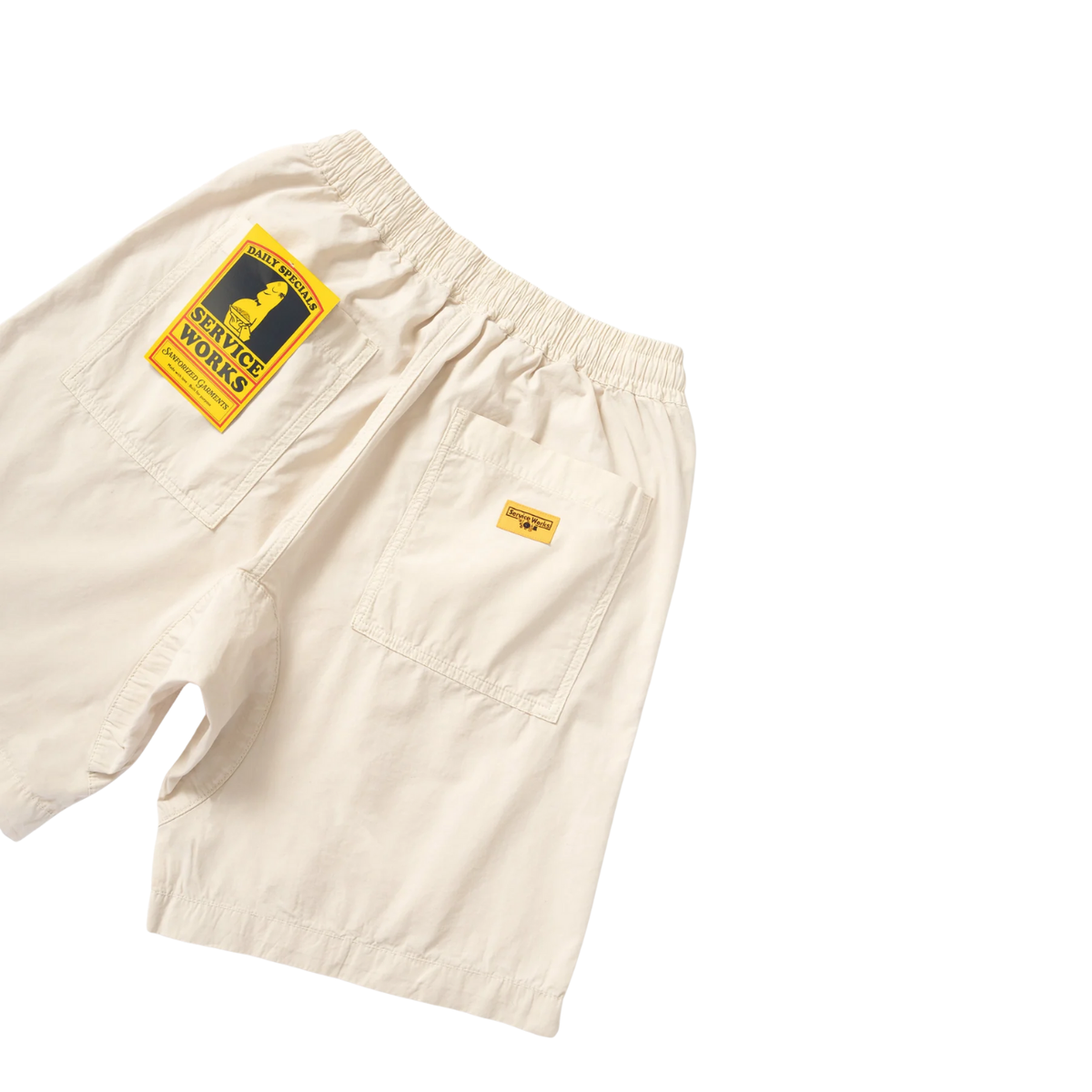 Service Works Poplin Chef Short — White Oak — view 6