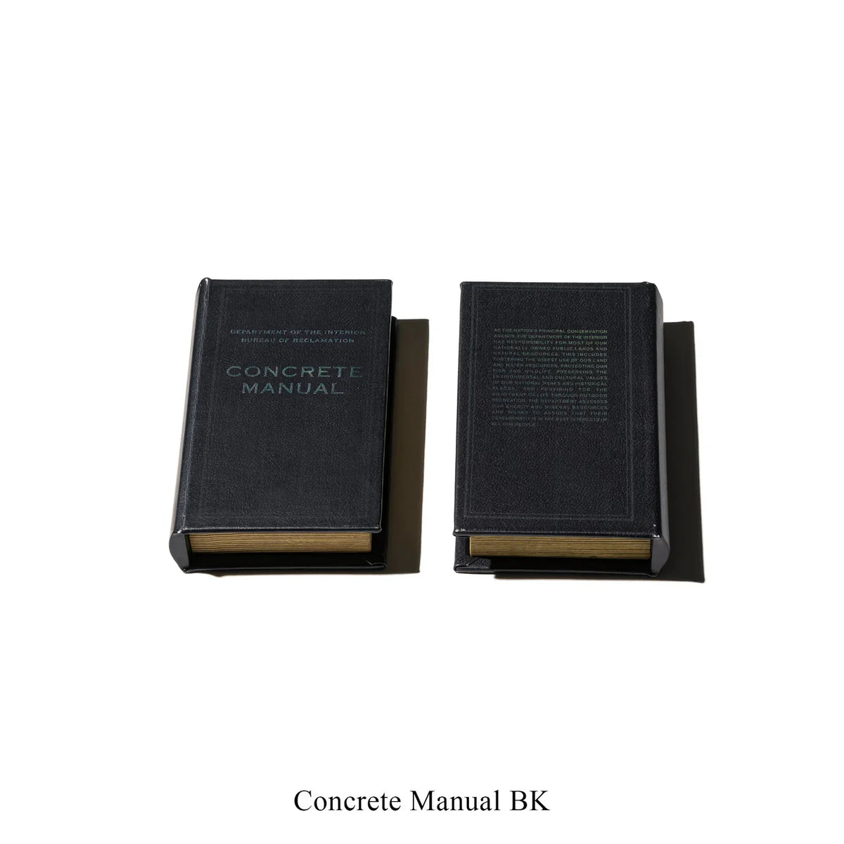 Puebco Empty Book — Concrete Manual Bk — front view