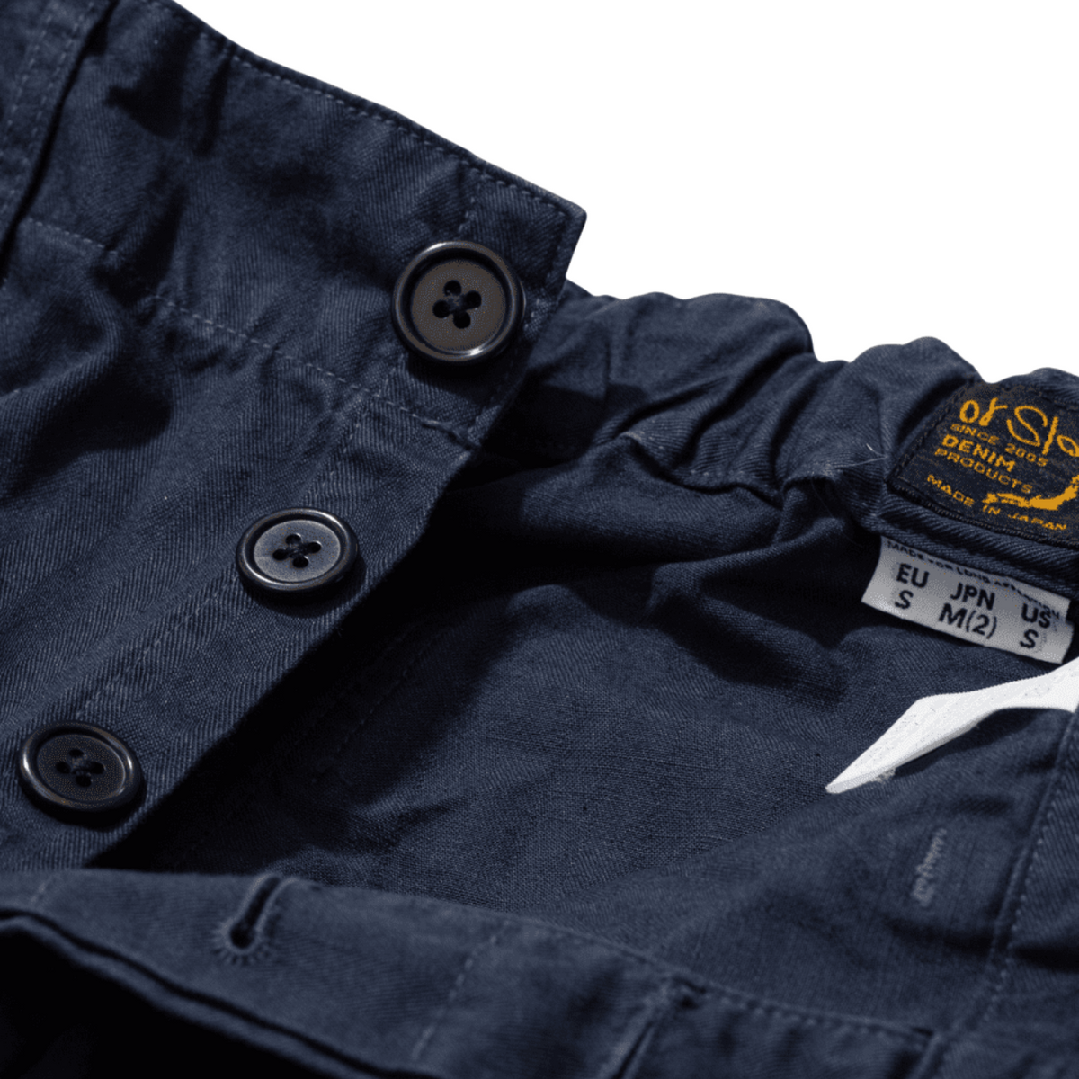 orSlow French Work Pants — Navy — view 3