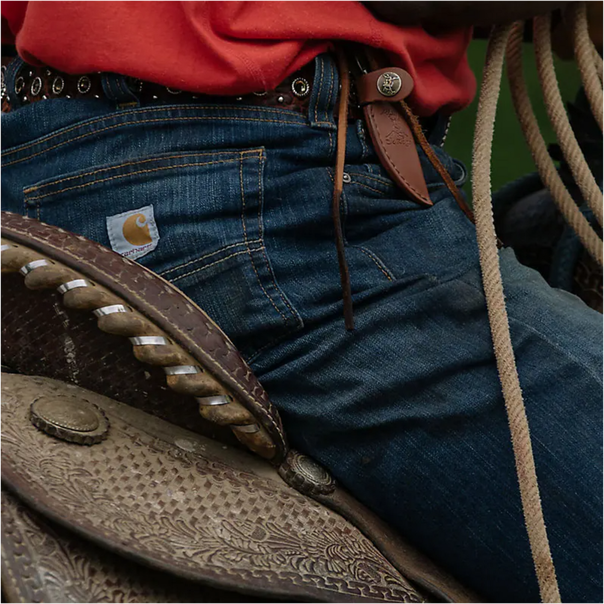 Carhartt Rugged Flex Relaxed Fit 5-Pocket Jean — Superior — view 3