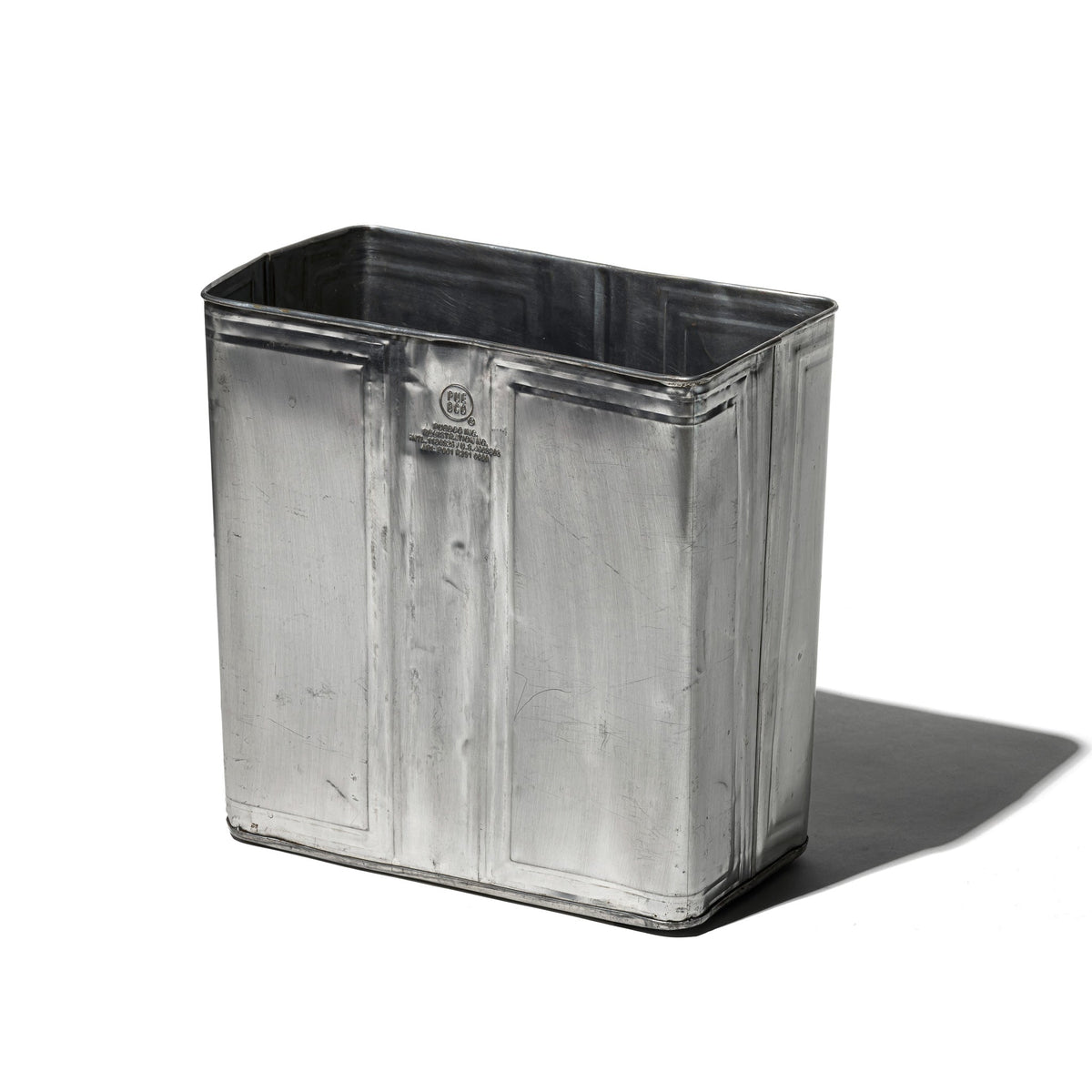 Puebco Recycle Steel Trash Can / Rectangle — view 4
