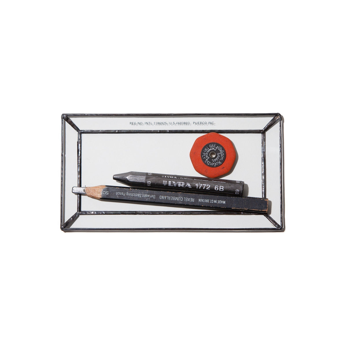Puebco Stained Glass Tray — front view