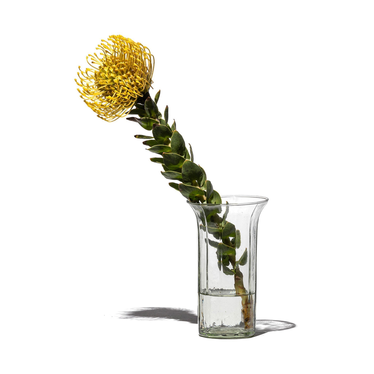Puebco Recycled Glass Useful Flower Vase — front view