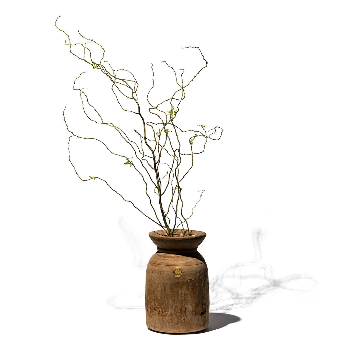 Puebco Vintage Wooden Pot W/Glass Cylinder — view 4
