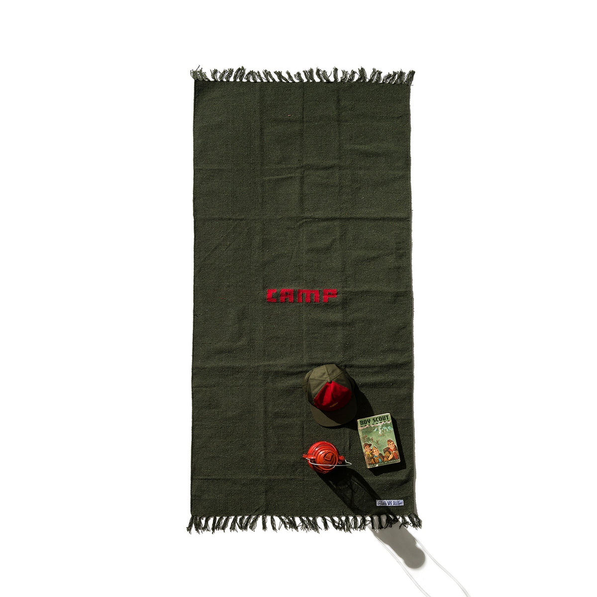 Puebco Handloomed Recycle Yarn Camp Rug — front view
