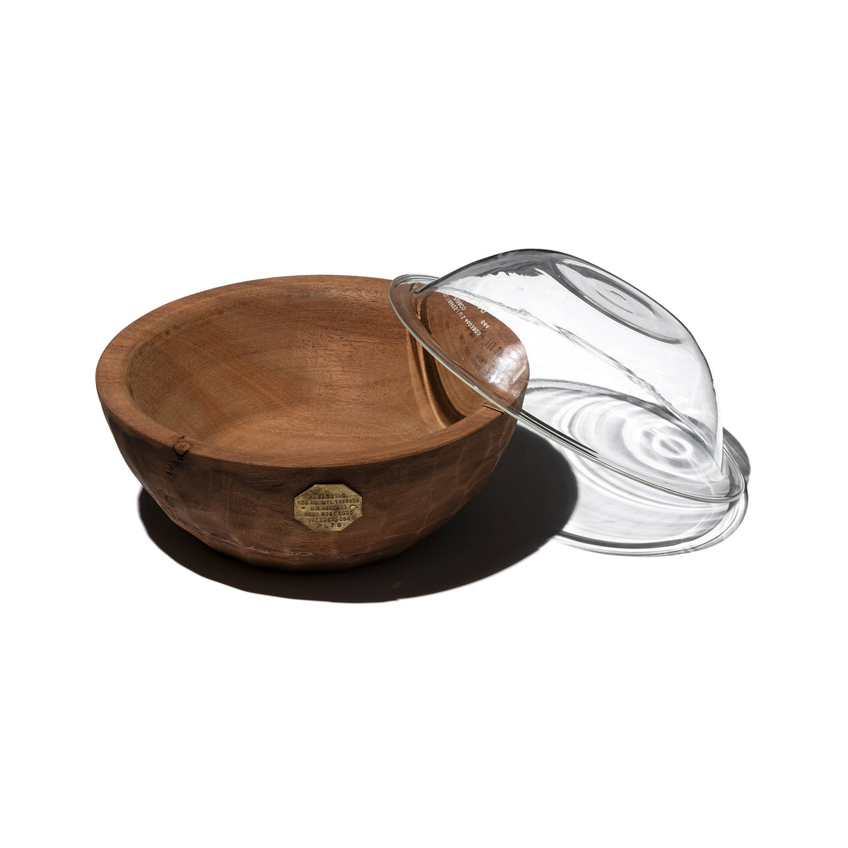 Puebco Vintage Wooden Bowl With Glass — view 2