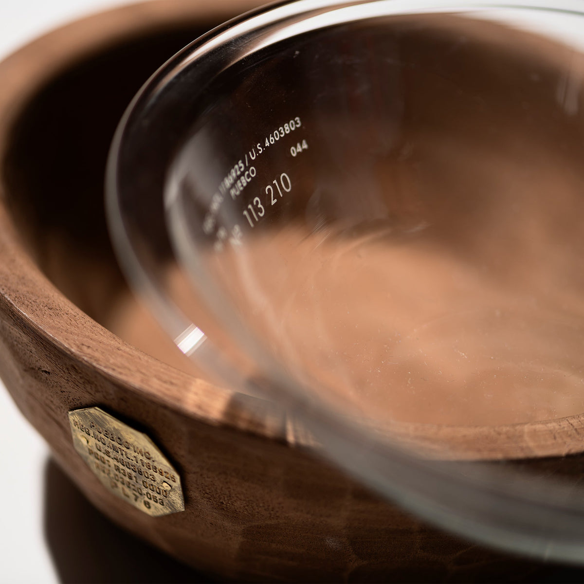 Puebco Vintage Wooden Bowl With Glass — view 4