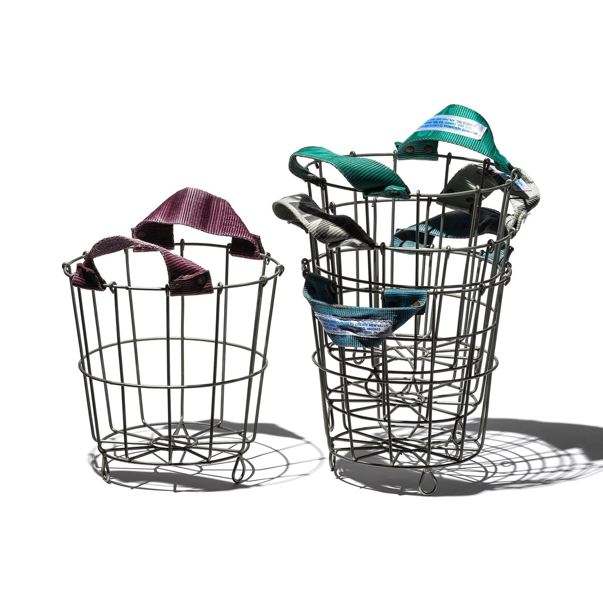 Puebco Belt Handle Round Basket — view 2
