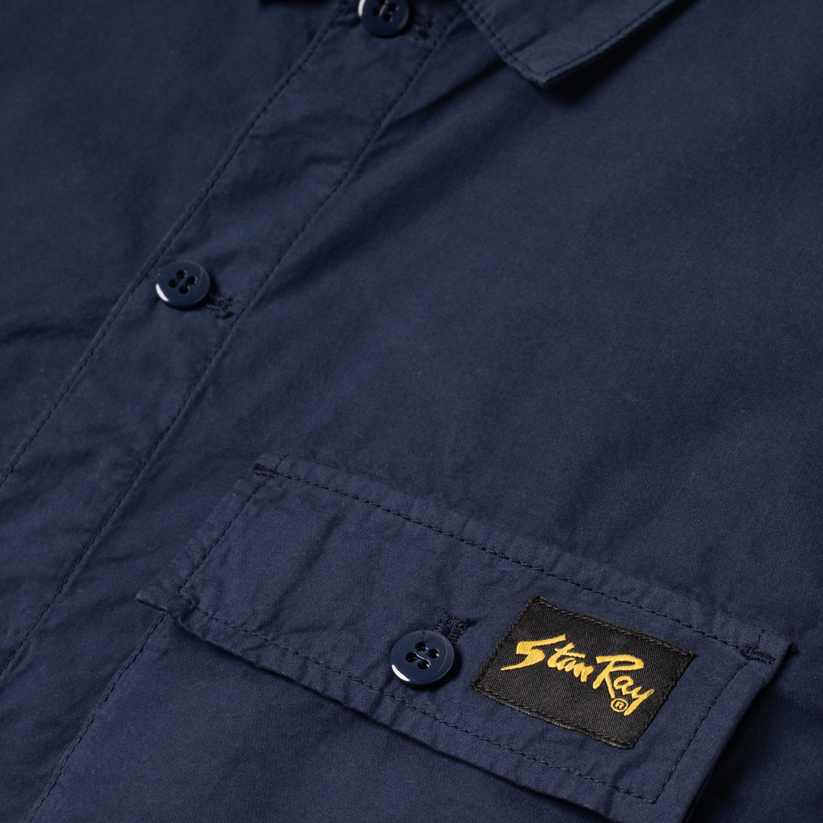 Stan Ray SS Cpo Shirt — Navy — view 5