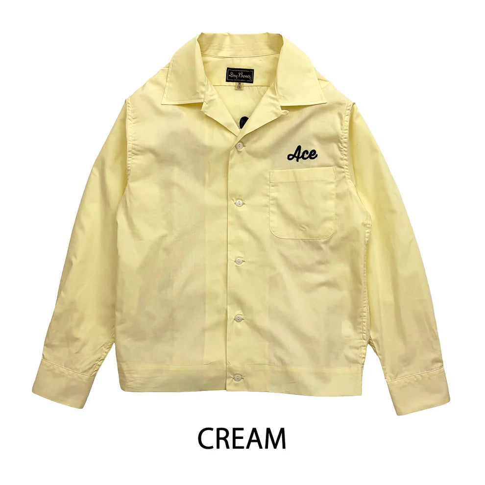 Dry Bones Bowling Shirt Venom — Cream — view 2