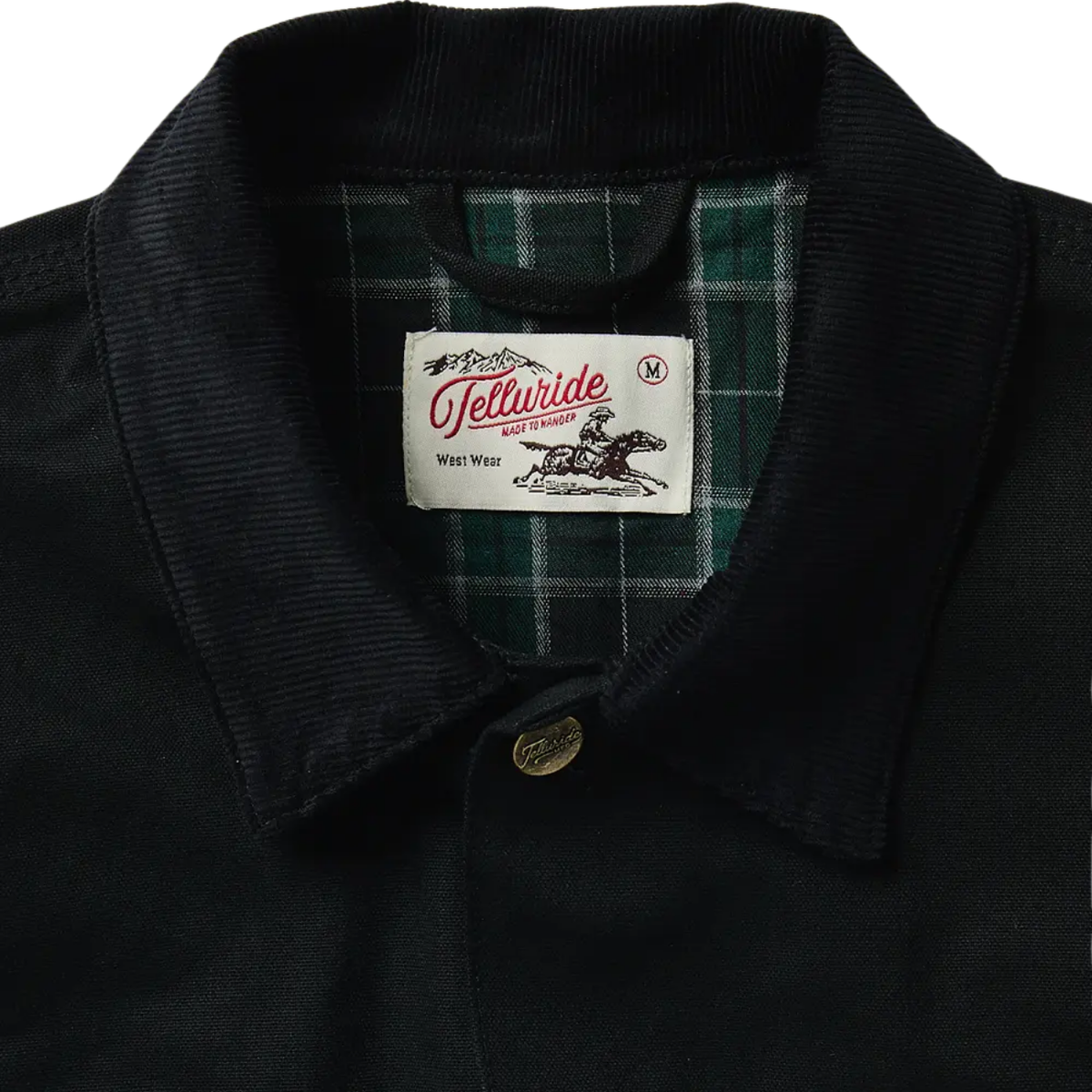 Telluride Wanderer Chore Coat — Black — view 4