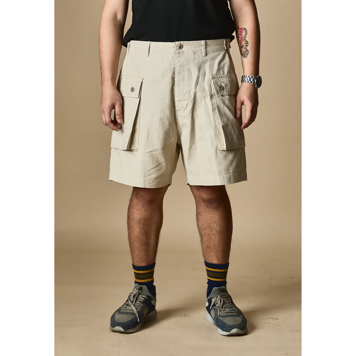 Legs Co Monkey Shorts — Stone — view 3