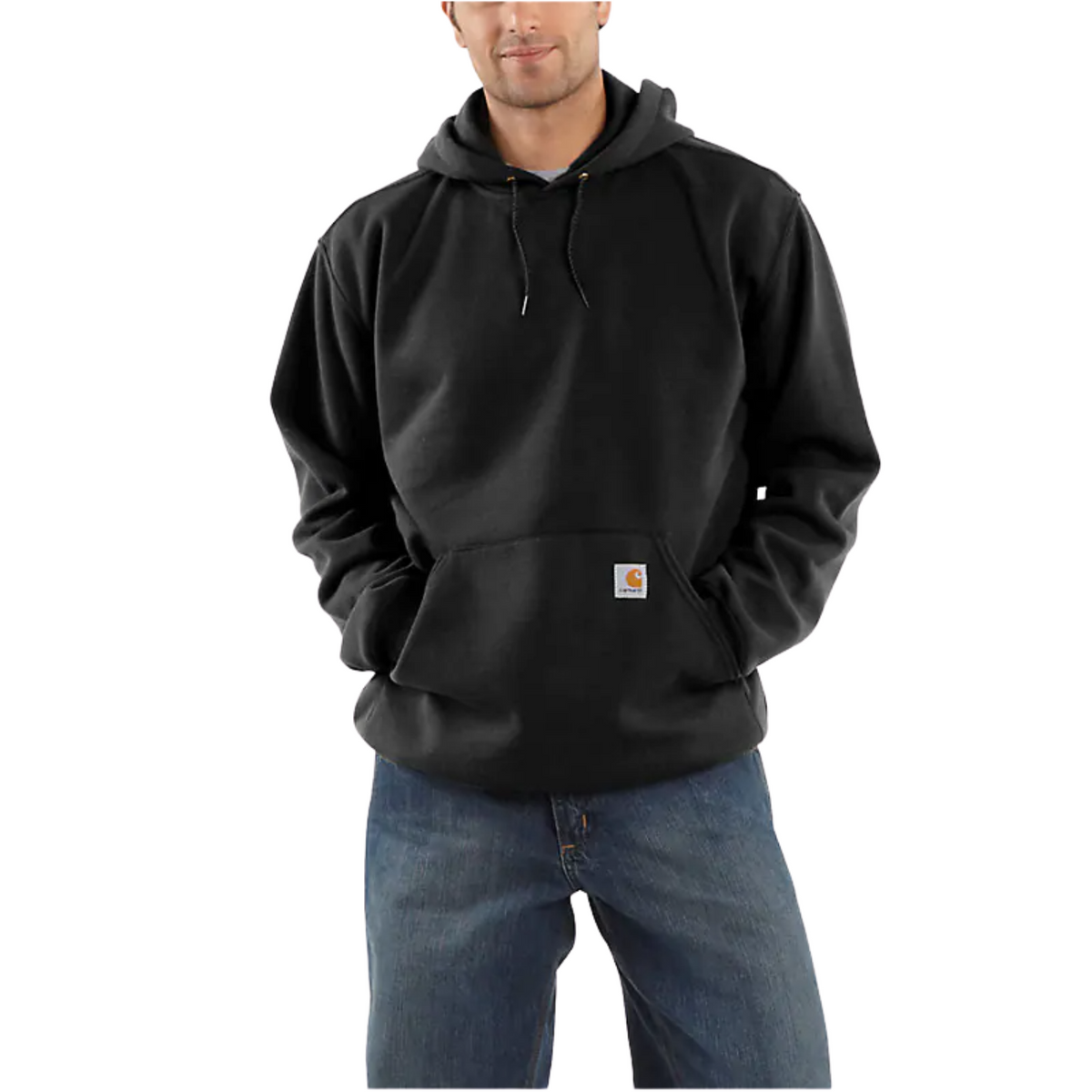 Carhartt Loose Fit Midweight Sweatshirt — Black — front view