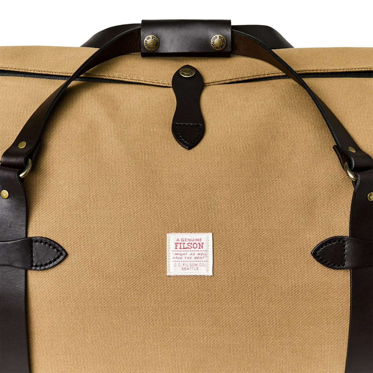 Filson Large Duffle — Tan — view 4