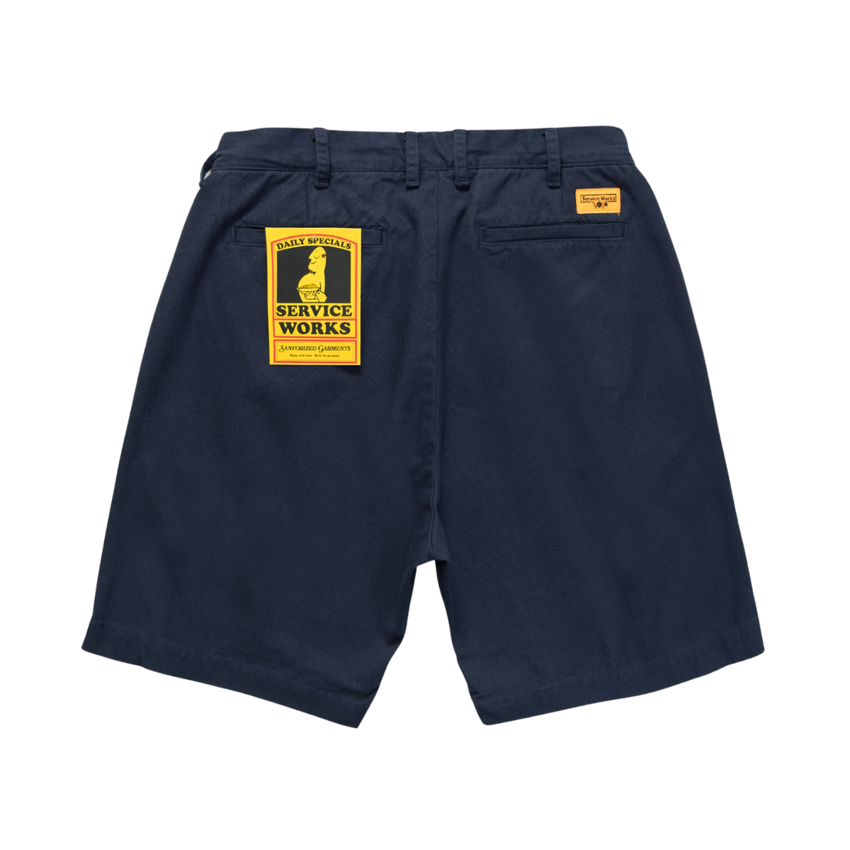 Service Works Drill Part Timer Short — Navy — view 4
