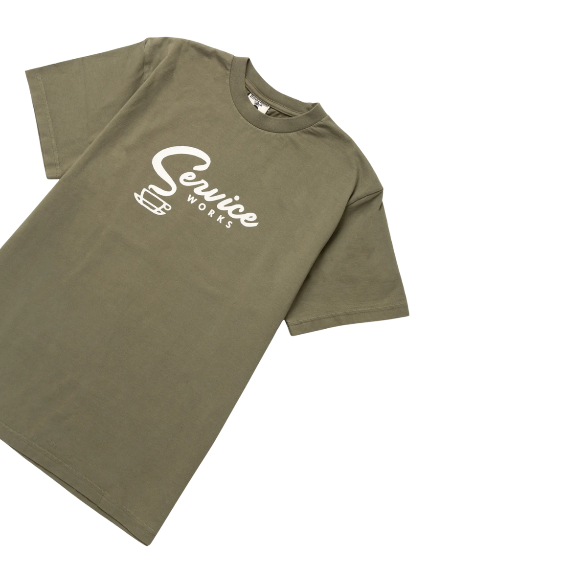 Service Works Espresso Tee- Olive — view 2