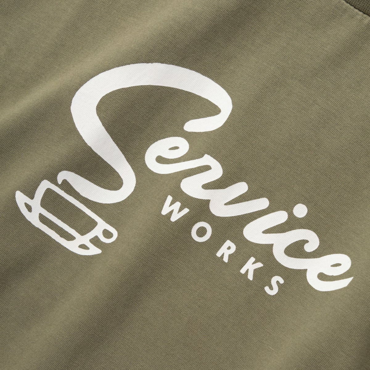 Service Works Espresso Tee- Olive — view 3