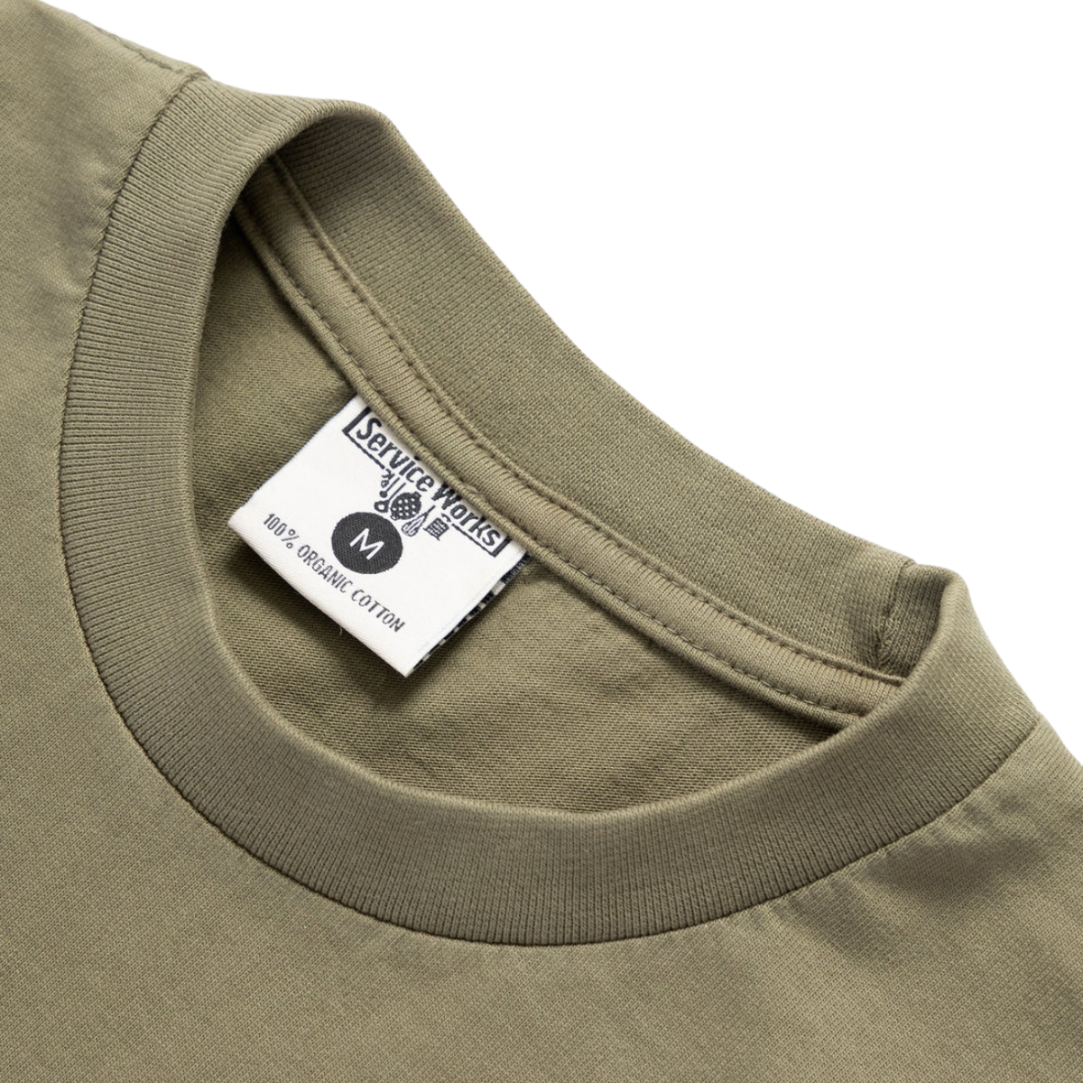 Service Works Espresso Tee- Olive — view 4