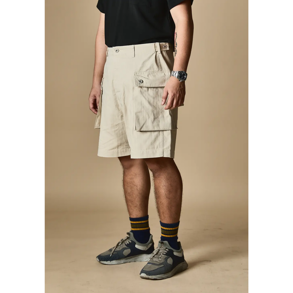 Legs Co Monkey Shorts — Stone — view 4