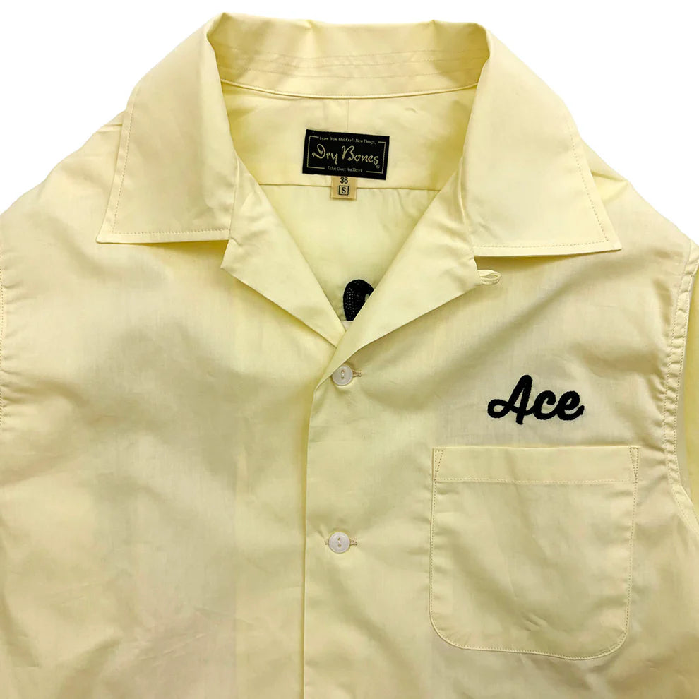 Dry Bones Bowling Shirt Venom — Cream — view 3