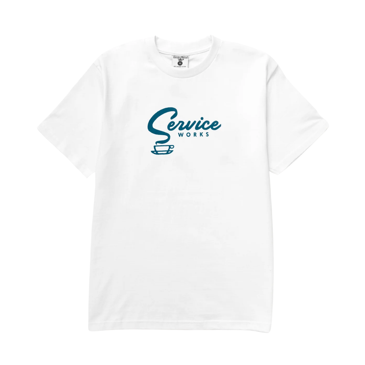 Service Works Espresso T-Shirt — White — front view
