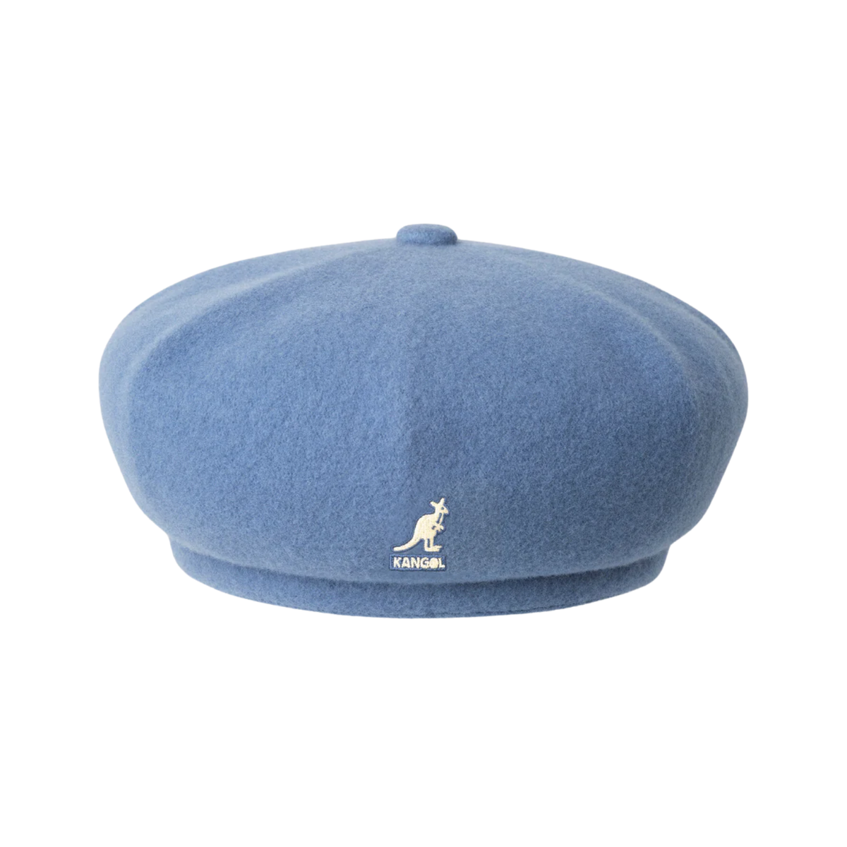 Kangol Wool Jax Beret — Denim Blue — front view