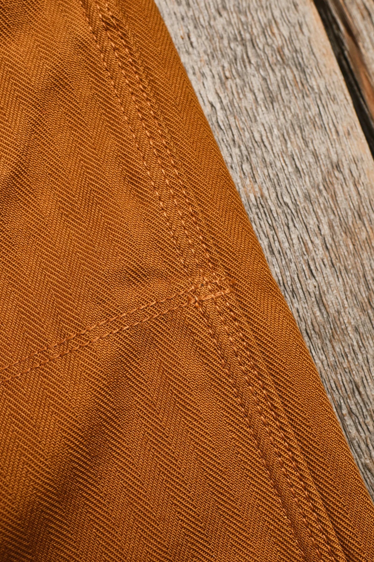FREENOTE ORTEGA PANT 13 OUNCE - RUST HERRINGBONE