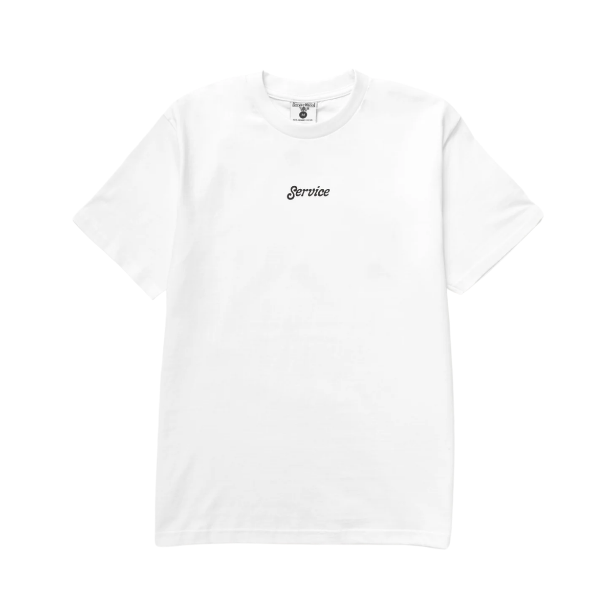 Service Works Service Logo Tee — White — front view