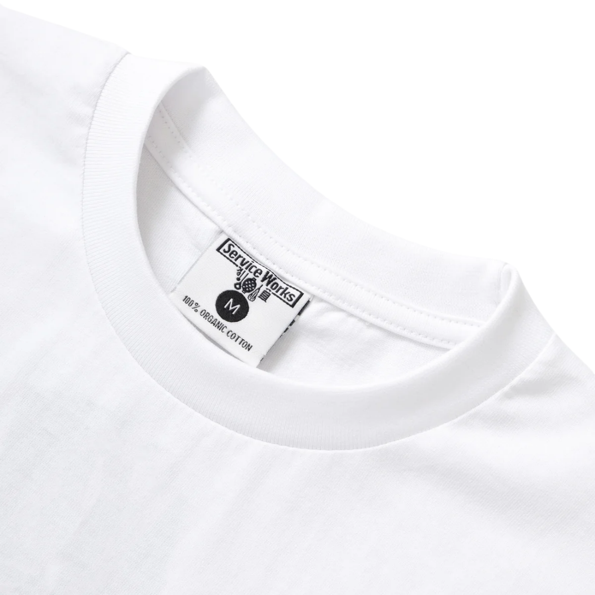 Service Works Service Logo Tee — White — view 4
