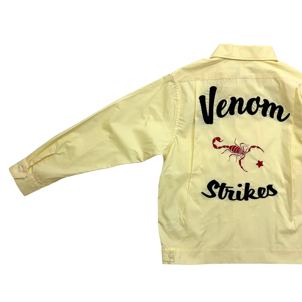 Dry Bones Bowling Shirt Venom — Cream — view 5