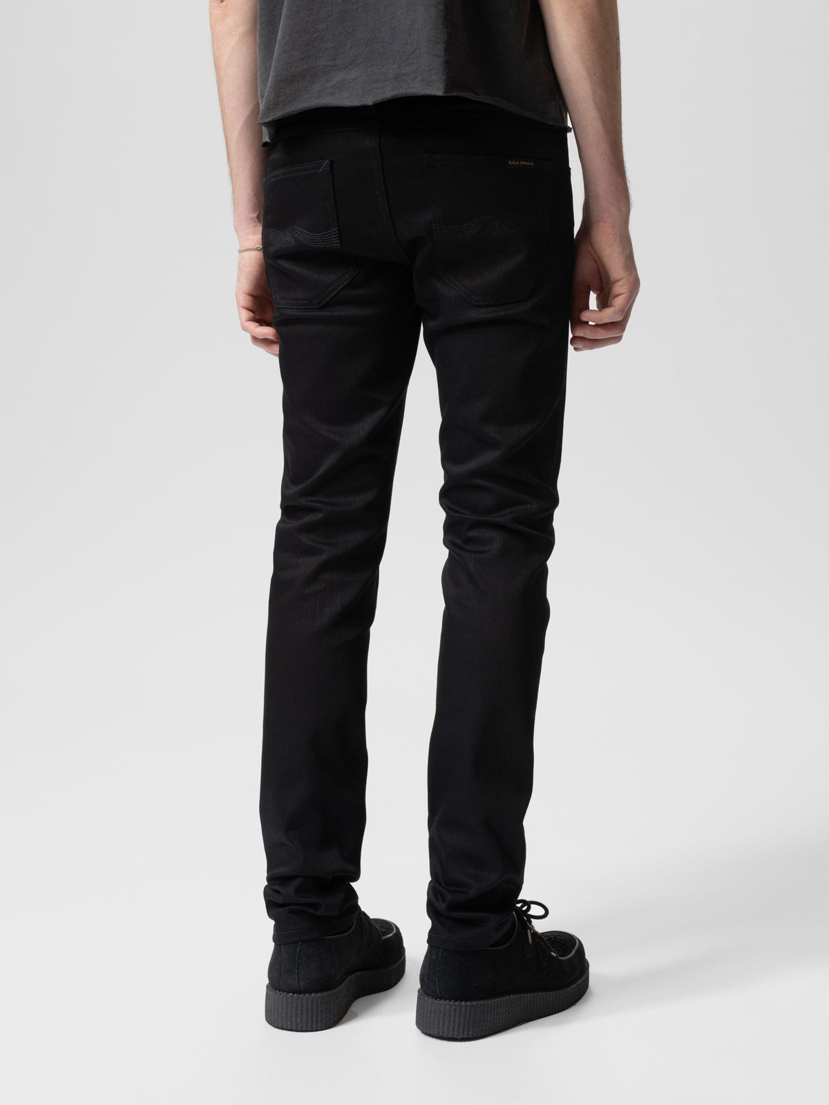 Nudie Jeans Lean Dean — Dry Everblack — view 4