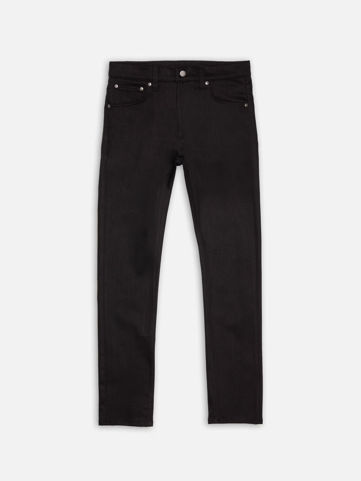 Nudie Jeans Lean Dean — Dry Everblack — front view