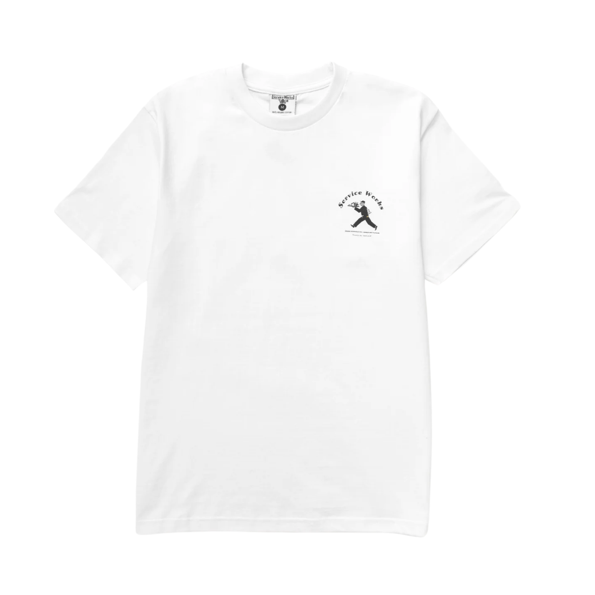Service Works Waiter Tee — White — front view