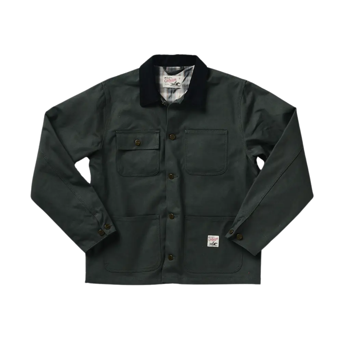 Telluride Wanderer Chore Coat — Forest — front view