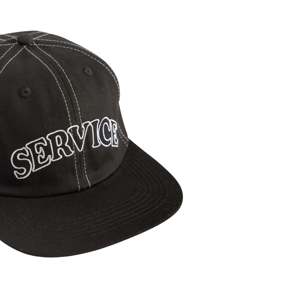 Service Works Arch Logo Contrast Stitch — Black — view 2