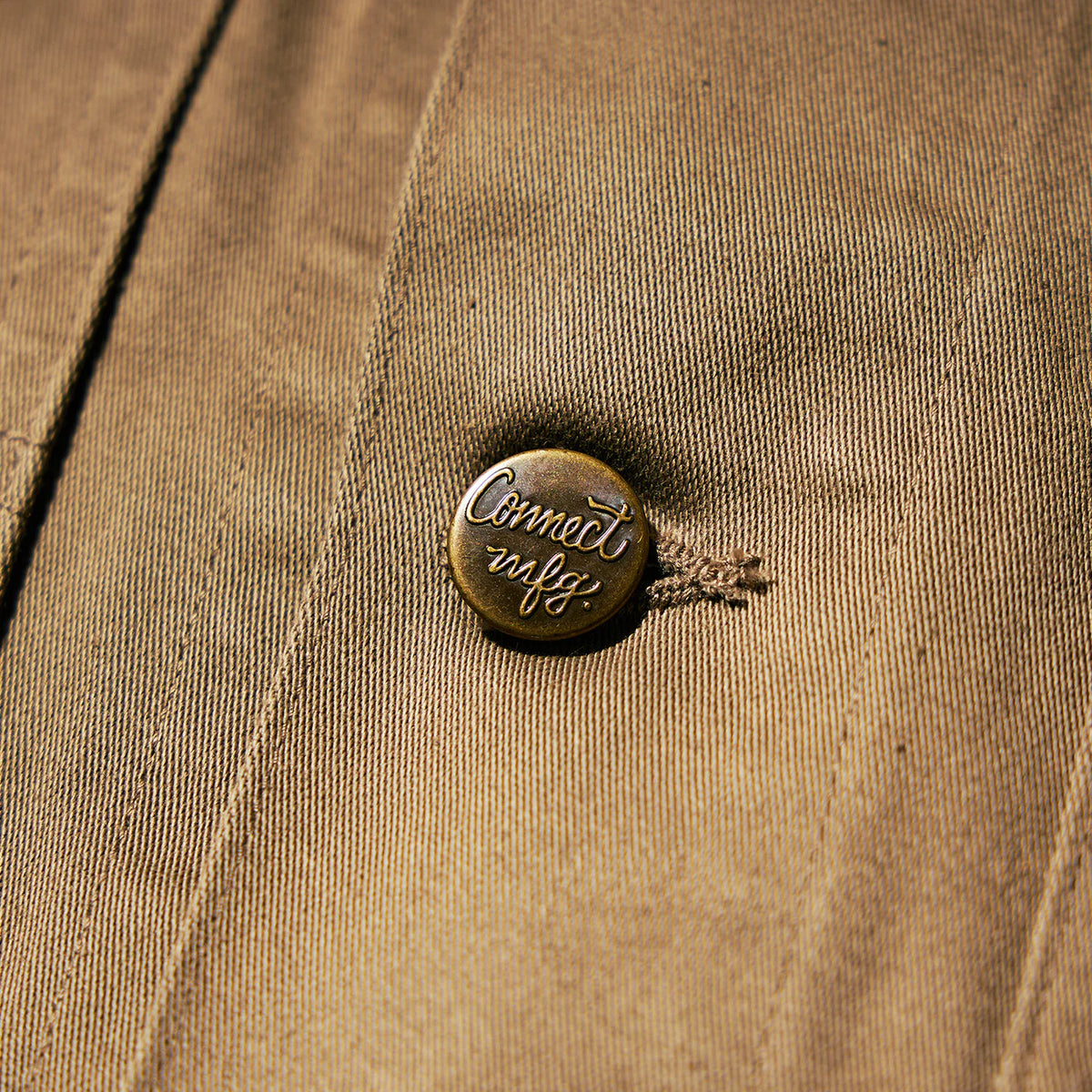 Pherrow's Stormy Blue Trucker Jacket — Moka — view 5