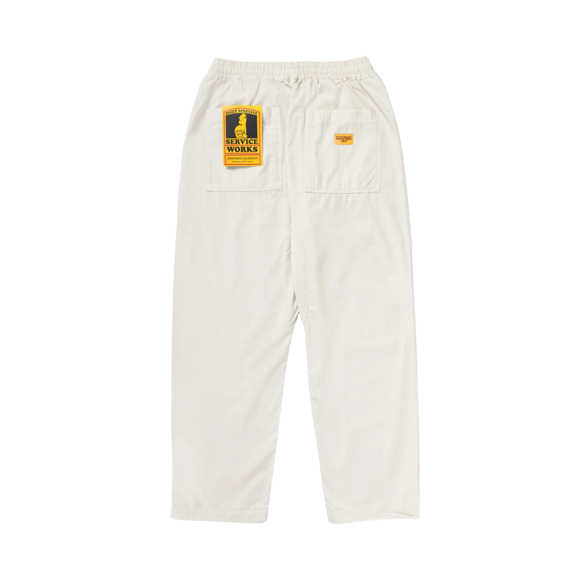 Service Works Poplin Chef Pant — Salt — view 5