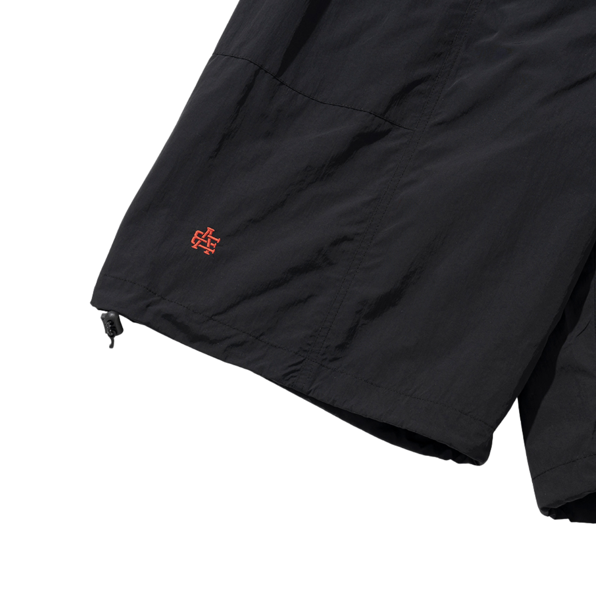 Uniform Bridge Ae Nylon 3POCKET Short Pants — Black — view 9