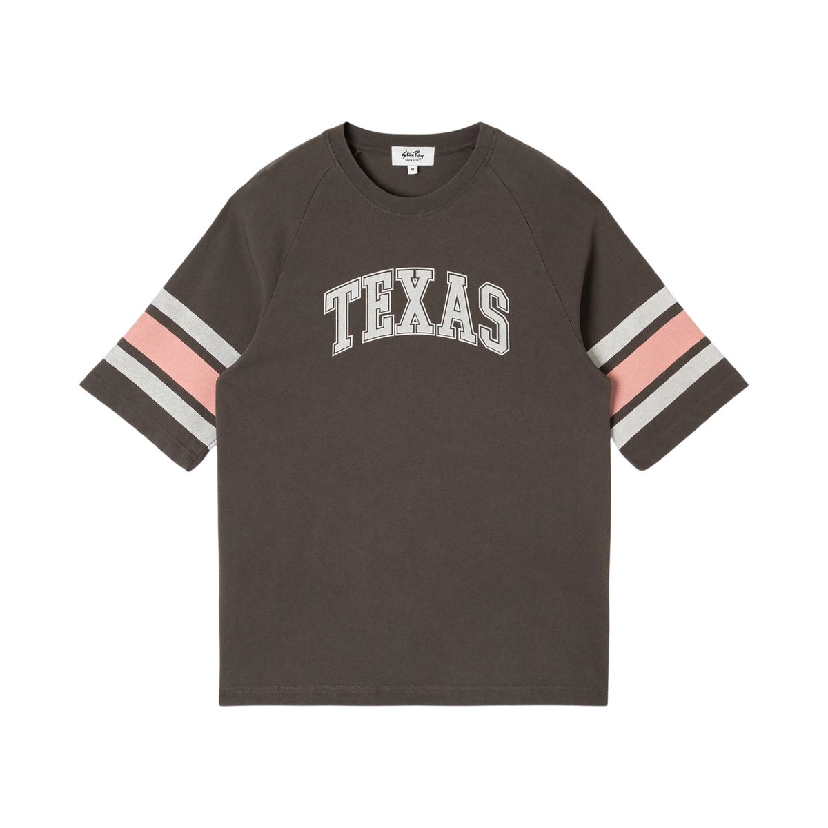 Stan Ray Raglan Stripe T-Shirt — Washed Black — front view